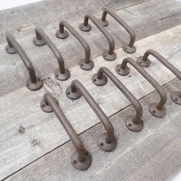 thumbnail image 2 of 24 Midwest Craft House Star Ring Cabinet Knobs - Rustic Cast Iron Western Texas Style 2 of 6