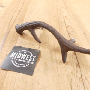 Deer Antler Drawer Pulls, Cabinet Handles, Door Handle, Cupboard Handle, Elk Horn, Knobs, Kitchen, Farmhouse - By Midwest Craft House