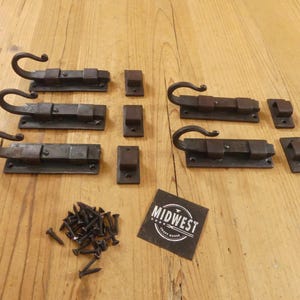 5 SLIDING LOCKS And LATCHES For Doors Cabinets Drawers Locks Sliding Bolts Dead Bolt Barn - By Midwest Craft House