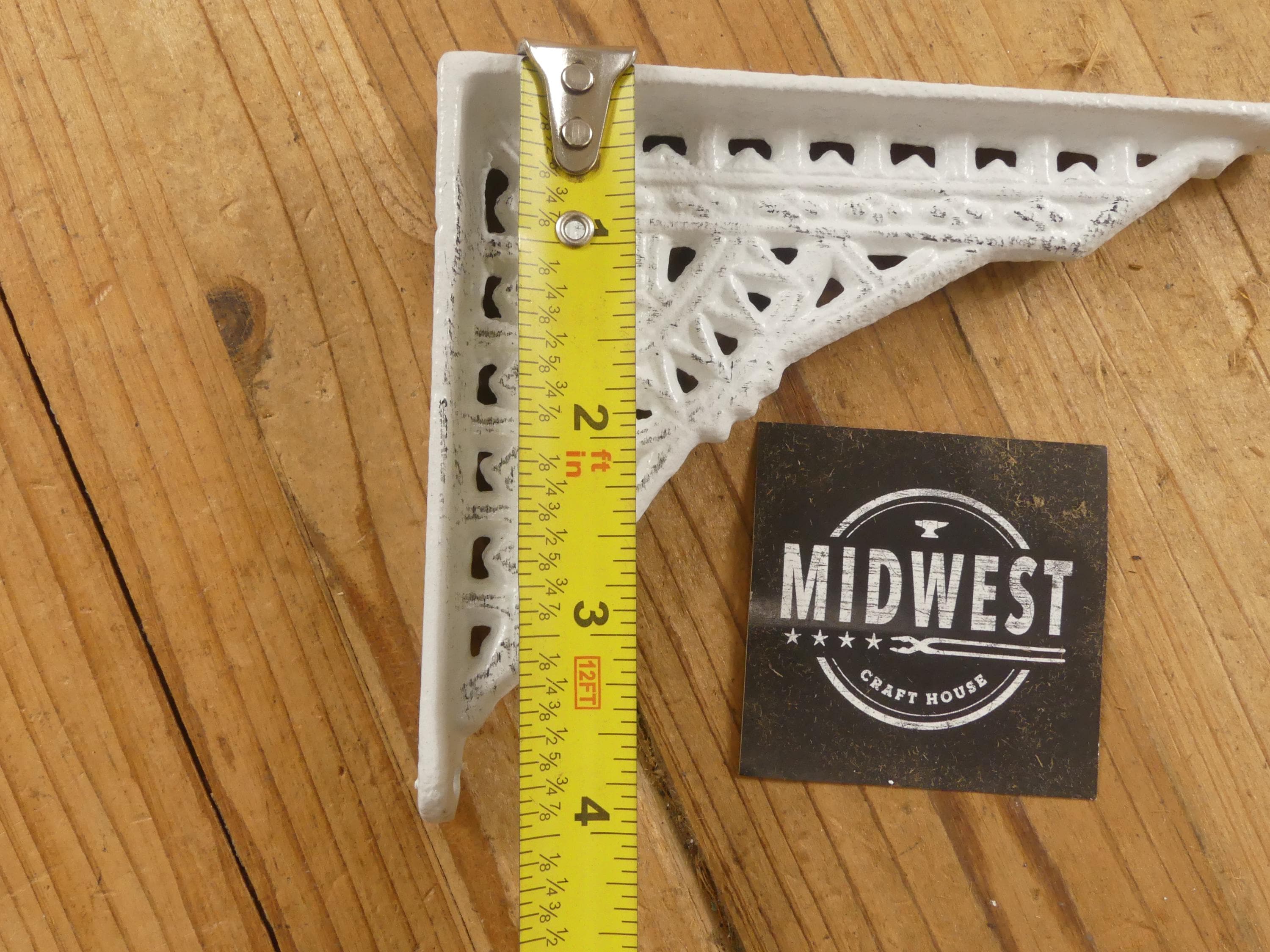 6 Antique Style Corbels, Shelf Brackets, Small Bookshelf Braces, 5"x 4