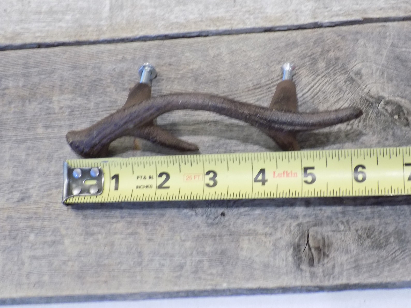 8 Cast Iron Deer Antler Drawer Pulls Handles Etsy