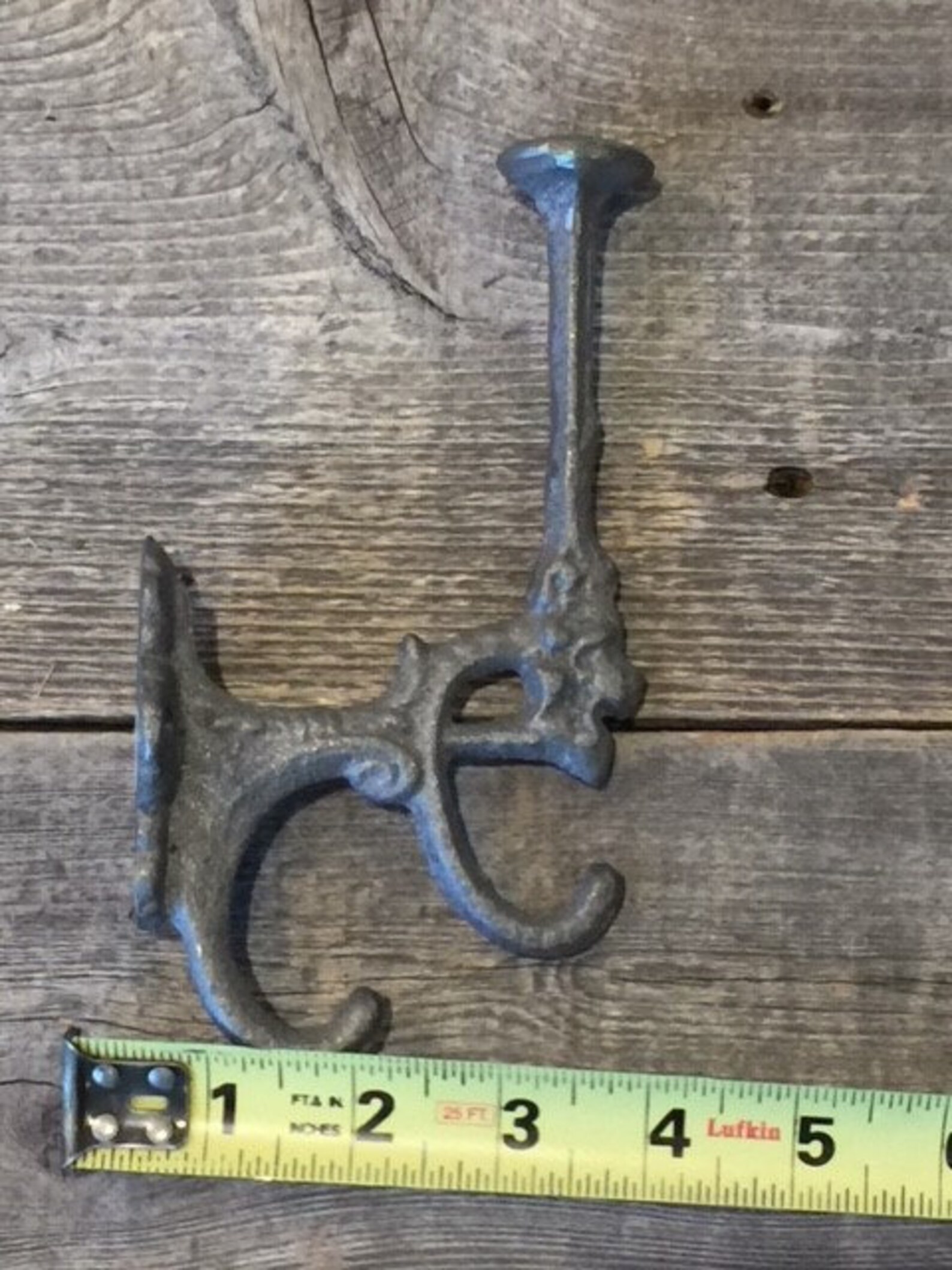 5 Victorian Cast Iron Hooks Hall Tree Wall Hook Ornate Coat Etsy