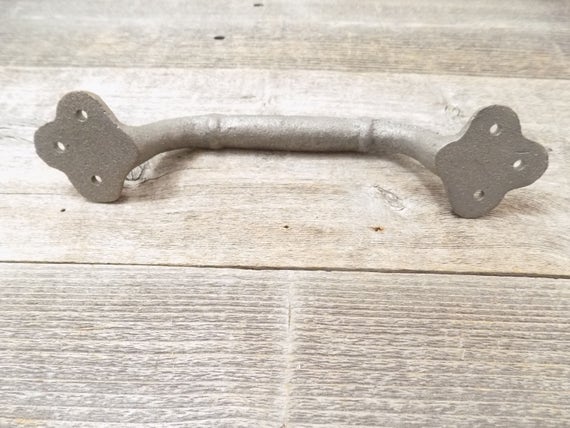 Gate Pull Shed Door Handles 25 Cast Iron TINY Antique Style RUSTIC Barn Handle