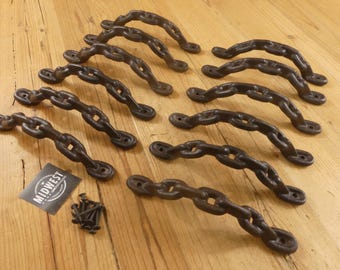 2 Pack Door Pull 4.5 Inch Rustic Barn Door Handles Black Barn Door Handle Cast Iron Handle Shed Door Handle Gate Hardware Barn Door Pull Handle Farmh
