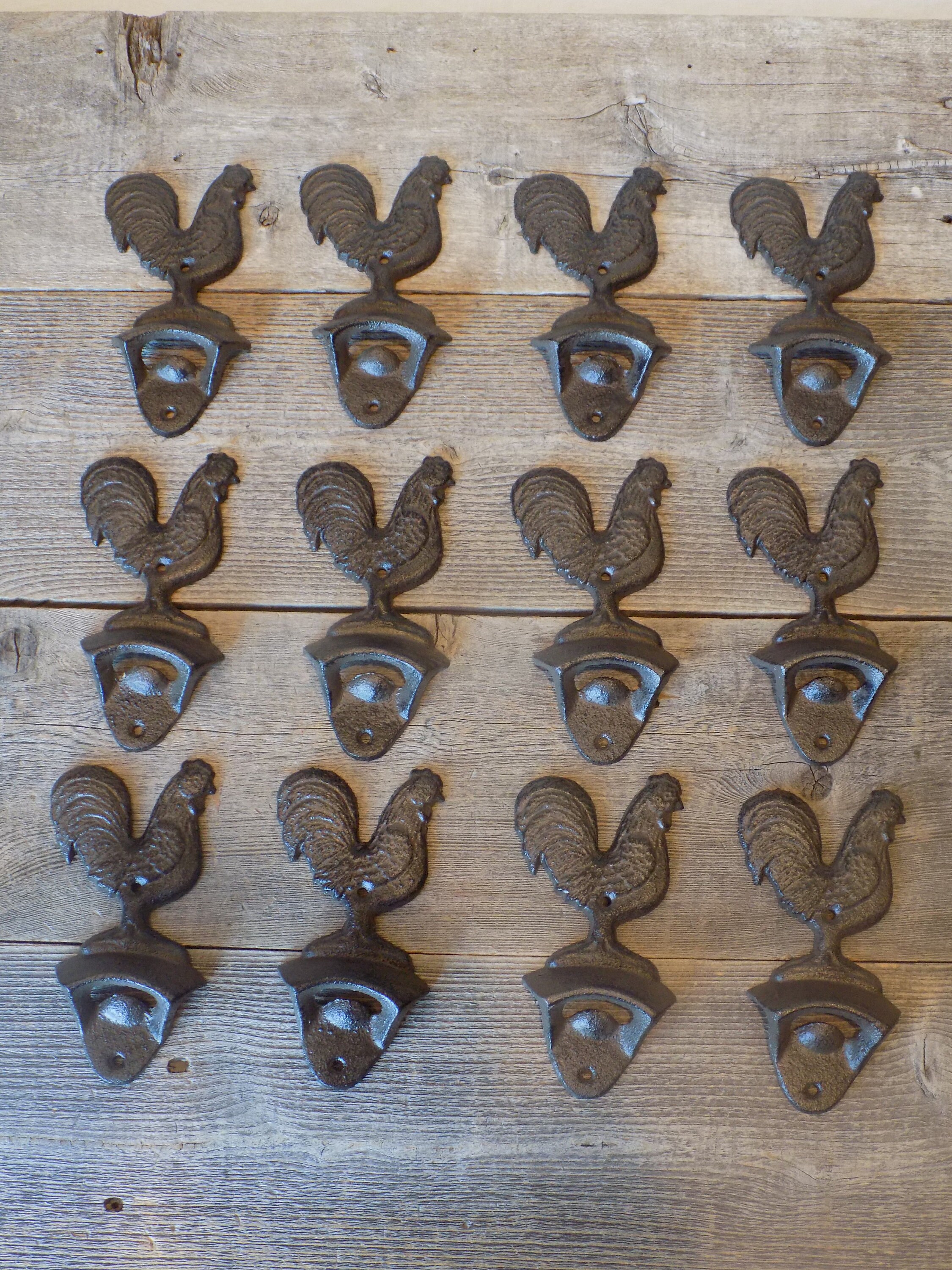 12 CHICKEN ROOSTER Bottle Opener Cast Iron Farm Ranch Home Etsy UK