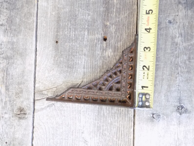 8 Antique Style Shelf Brackets Cast Iron Corbel Braces 5 X Etsy