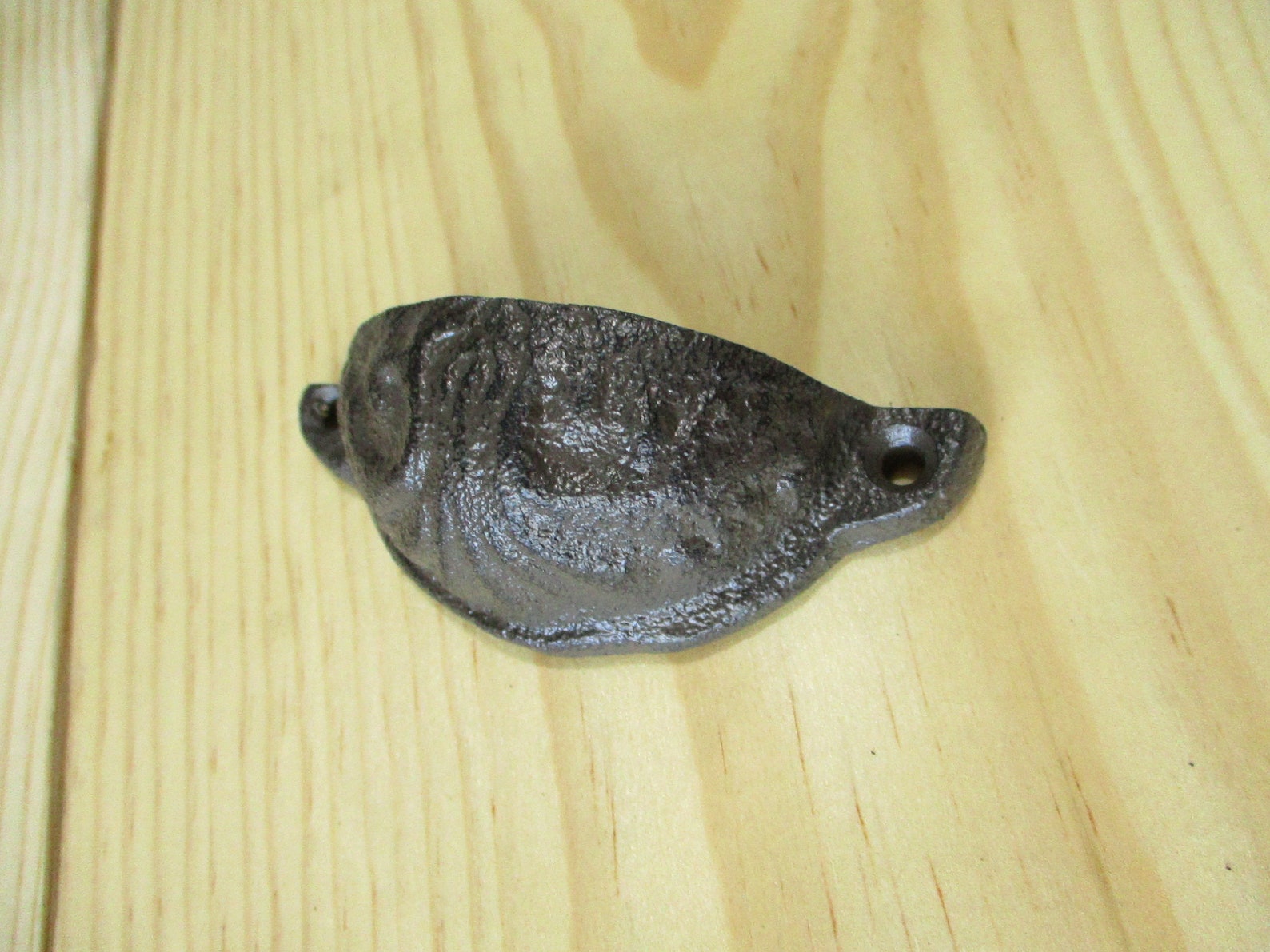 24 Drawer Pulls Cup Pull Bin Pull Rustic Handles Handle Etsy