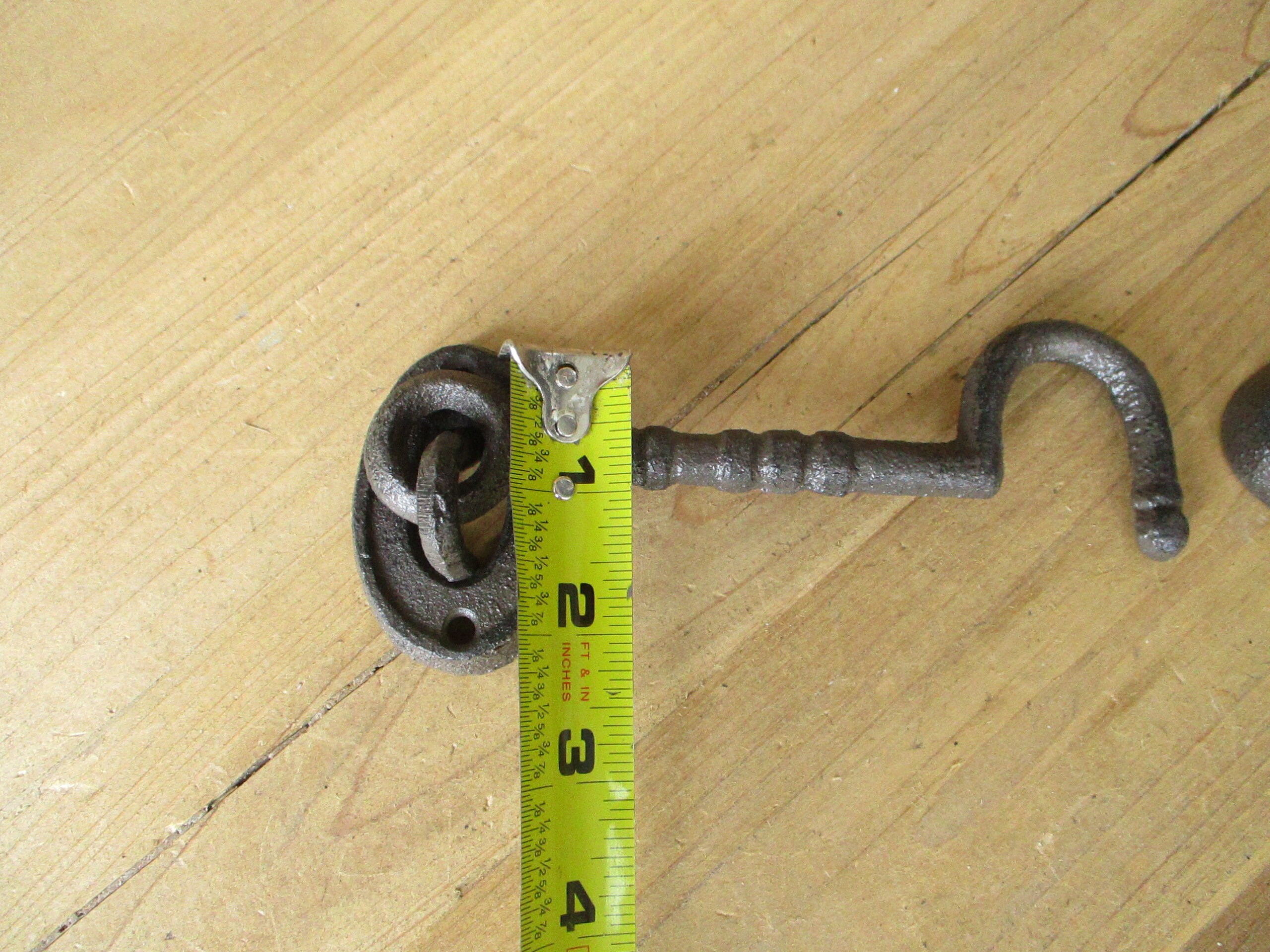 CAST IRON HOOK and Eye Latch Lock Door Lock Barn Door Lock Etsy