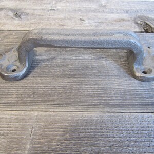 2 Rustic Cast Iron Antique Style Restore Barn Handles Gate