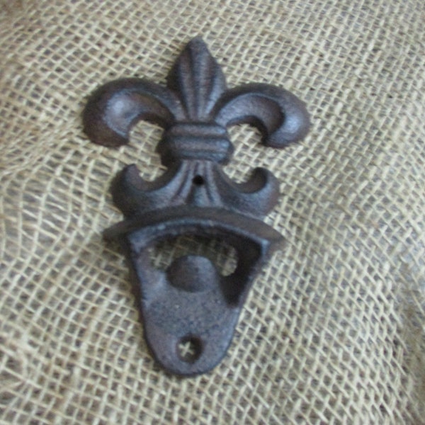3Pcs Wall Mounted Beer Bottle Opener, Cast Iron Bottle Opener Wall