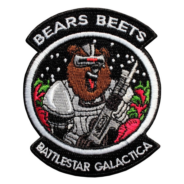 Bears Beets Battlestar Patch