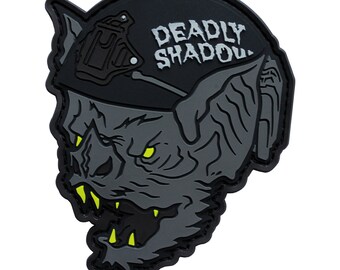 The Bat Deadly Shadow PVC Patch