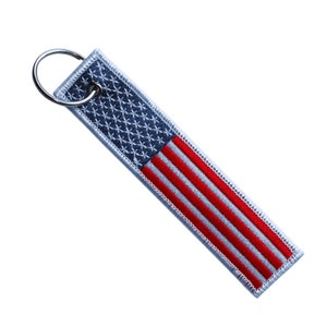 USA Flag - KeyTag/Zipper Pull (color)