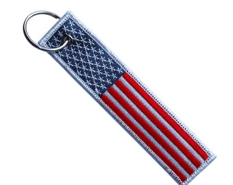 USA Flag - KeyTag/Zipper Pull (color)