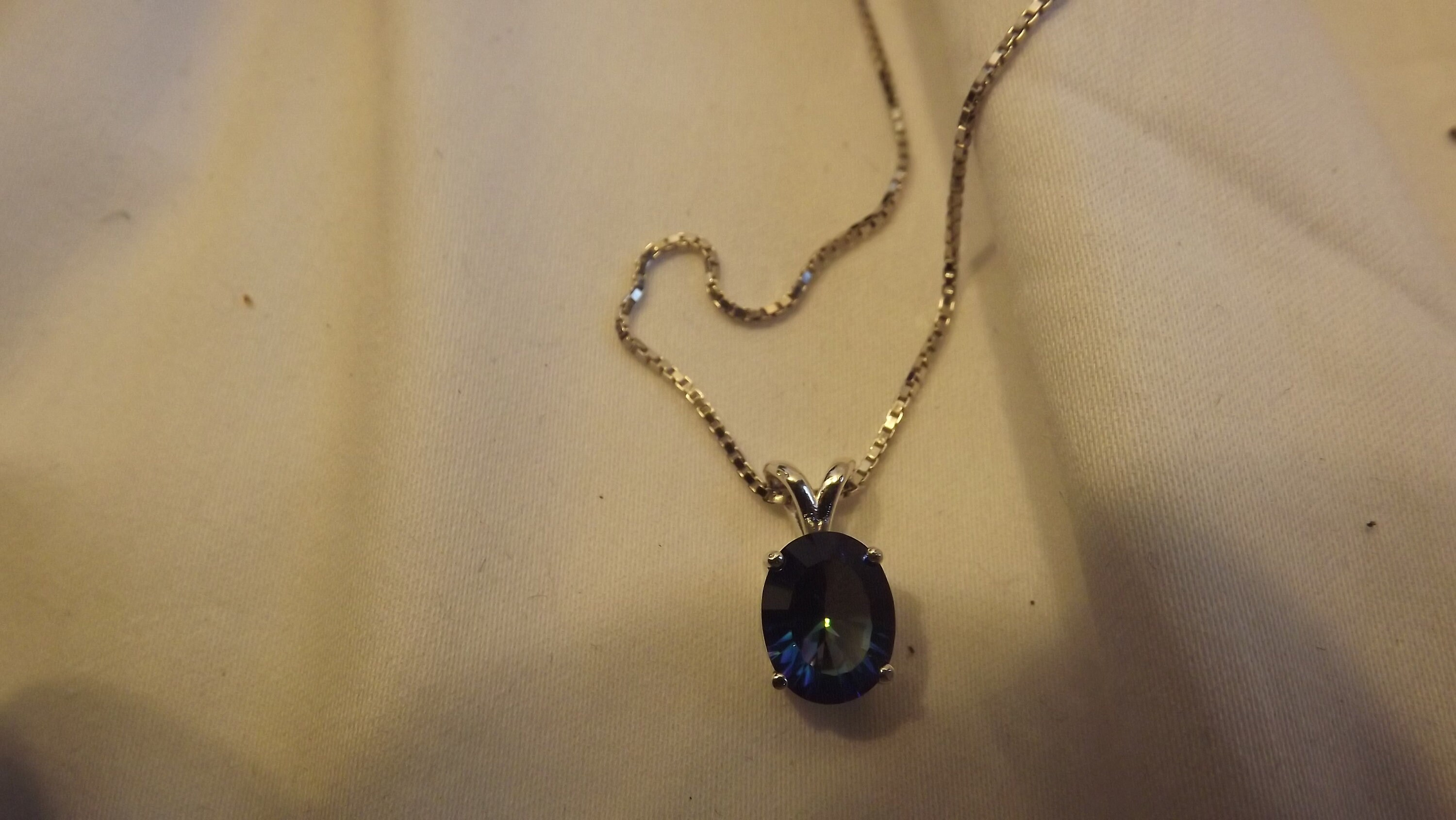 Magic Blue Quartz Necklace - Etsy