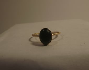 14K  GF Jade Ring