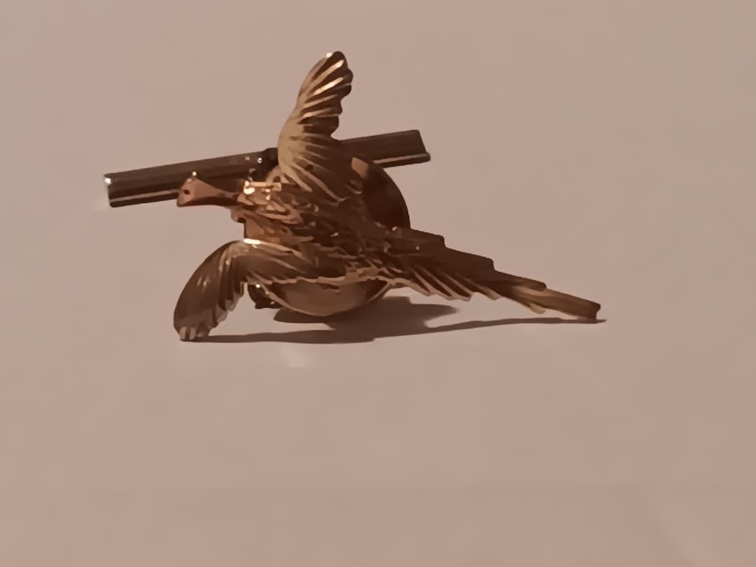 black hills gold pheasant tie tack