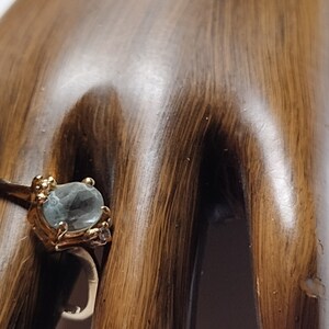 Topaz and Diamond Ring