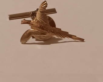 black hills gold pheasant tie tack