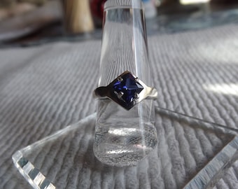 Sapphire Princess Ring