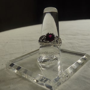 Ruby Filigree Ring