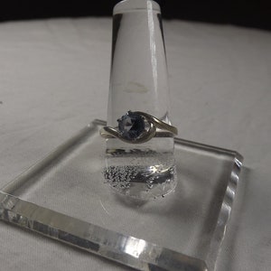 Blue Spinel Cresent Ring