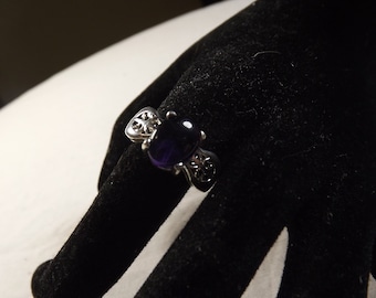 Amethyst Filigree Ring