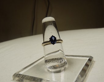 Sapphire Solitare Ring