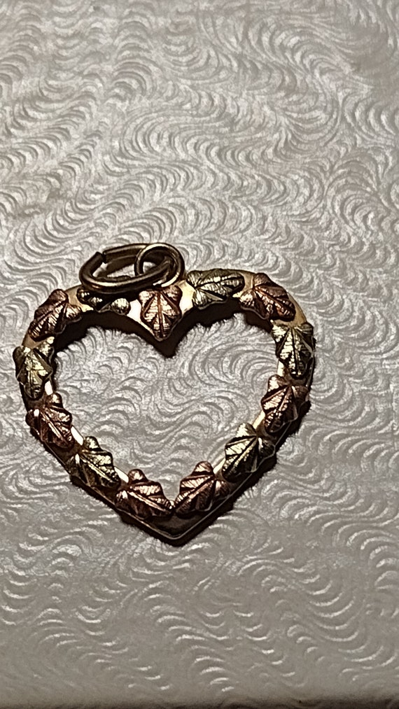 Black Hills Gold Heart Pendant