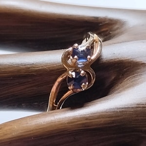 Sapphire Bypass Ring