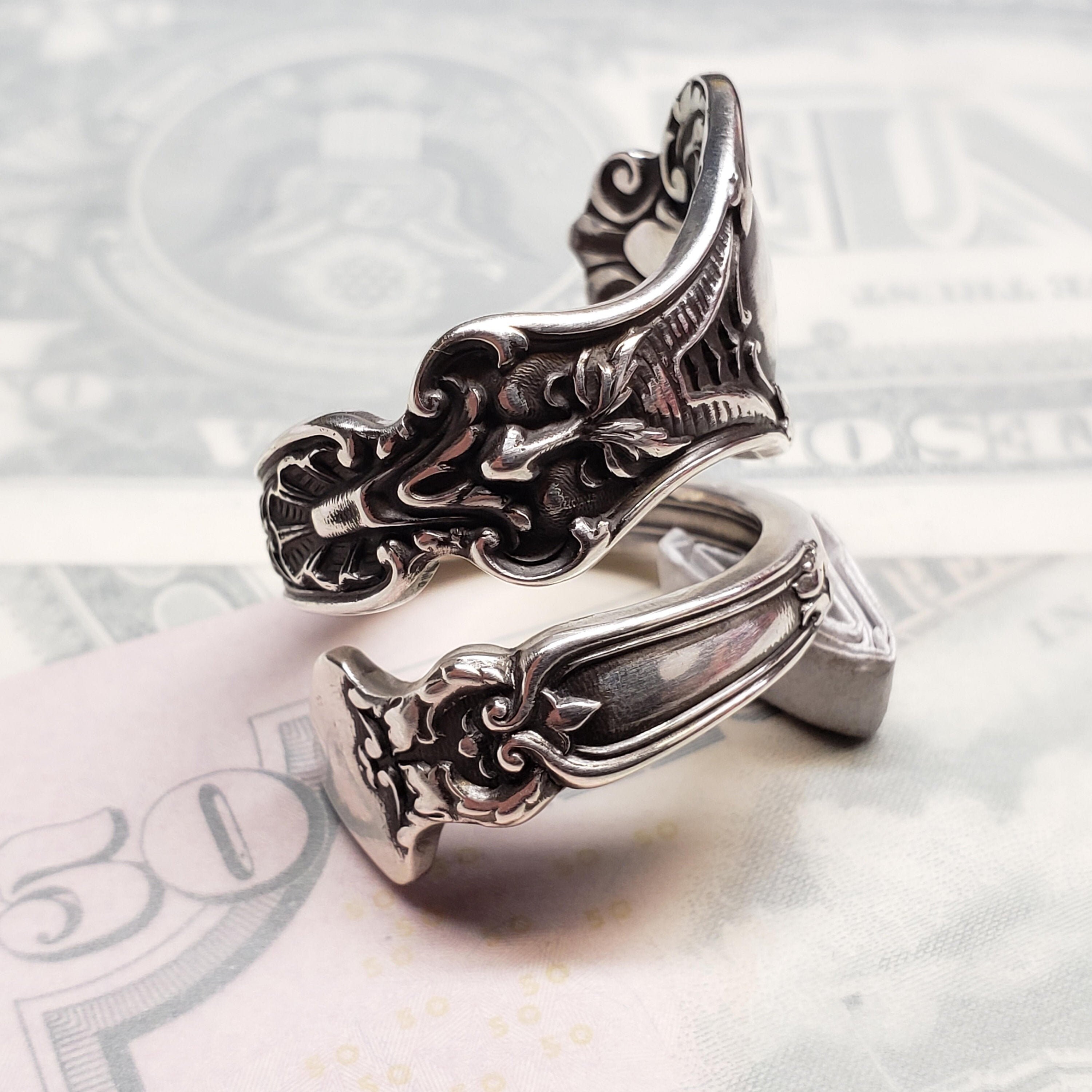 Gorham Silver Spoon Ring - Etsy