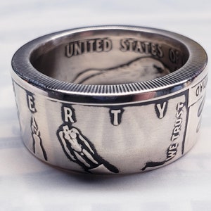 1984 LA Olympics Silver Dollar Coin Ring - Etsy