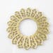 Raw Brass Filigree Ring Brass Jewelry Making Ring Brass Vintage Look Brass Oxidized Jewelry Findings Ring 33mm (1 pc) 25V7