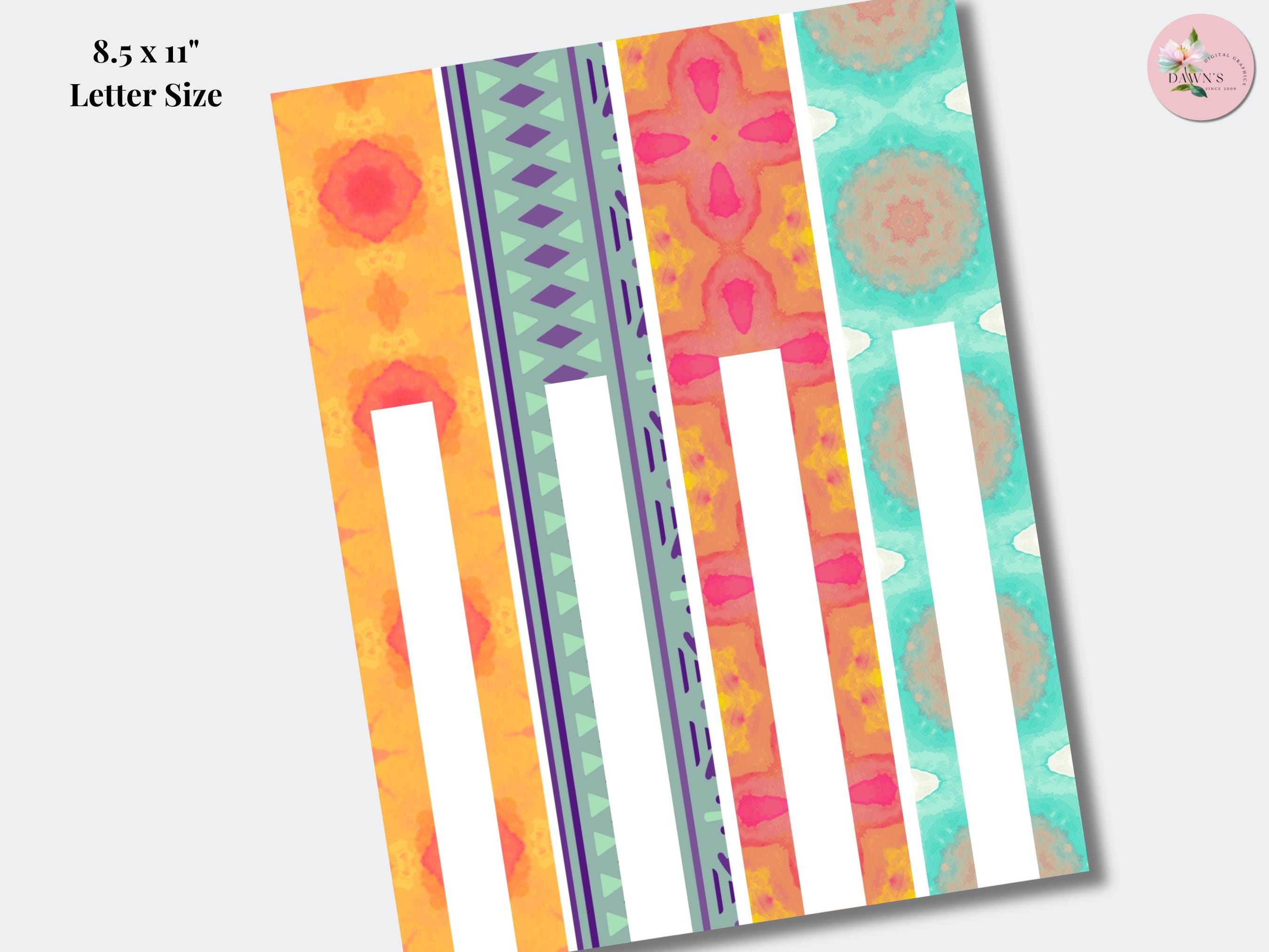 Paper Bead Template | Jewelry Beads Colorful | Digital Downloadable Printable | PPB-005