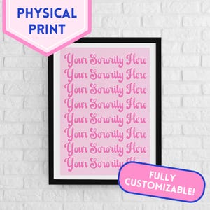 Sorority Art, Barbie Art, Sorority Wall Art, Sorority Print, Custom Sorority Art, Sorority Gift, Sorority Decor, Sorority Merch, Custom Gift