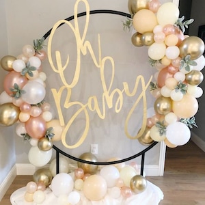 Oh Baby Sign Cutout, Oh Boy wood baby shower sign, oh baby shower, Photo Booth, baby shower decor, baby shower backdrop