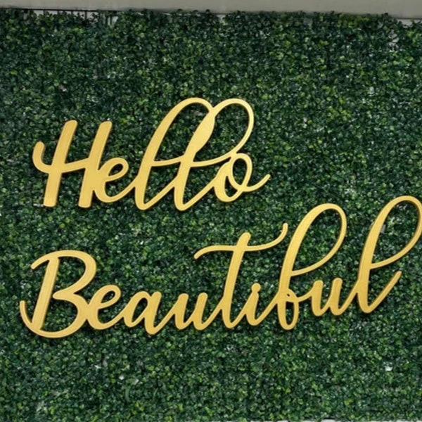Hello Gorgeous Neon Sign - Etsy