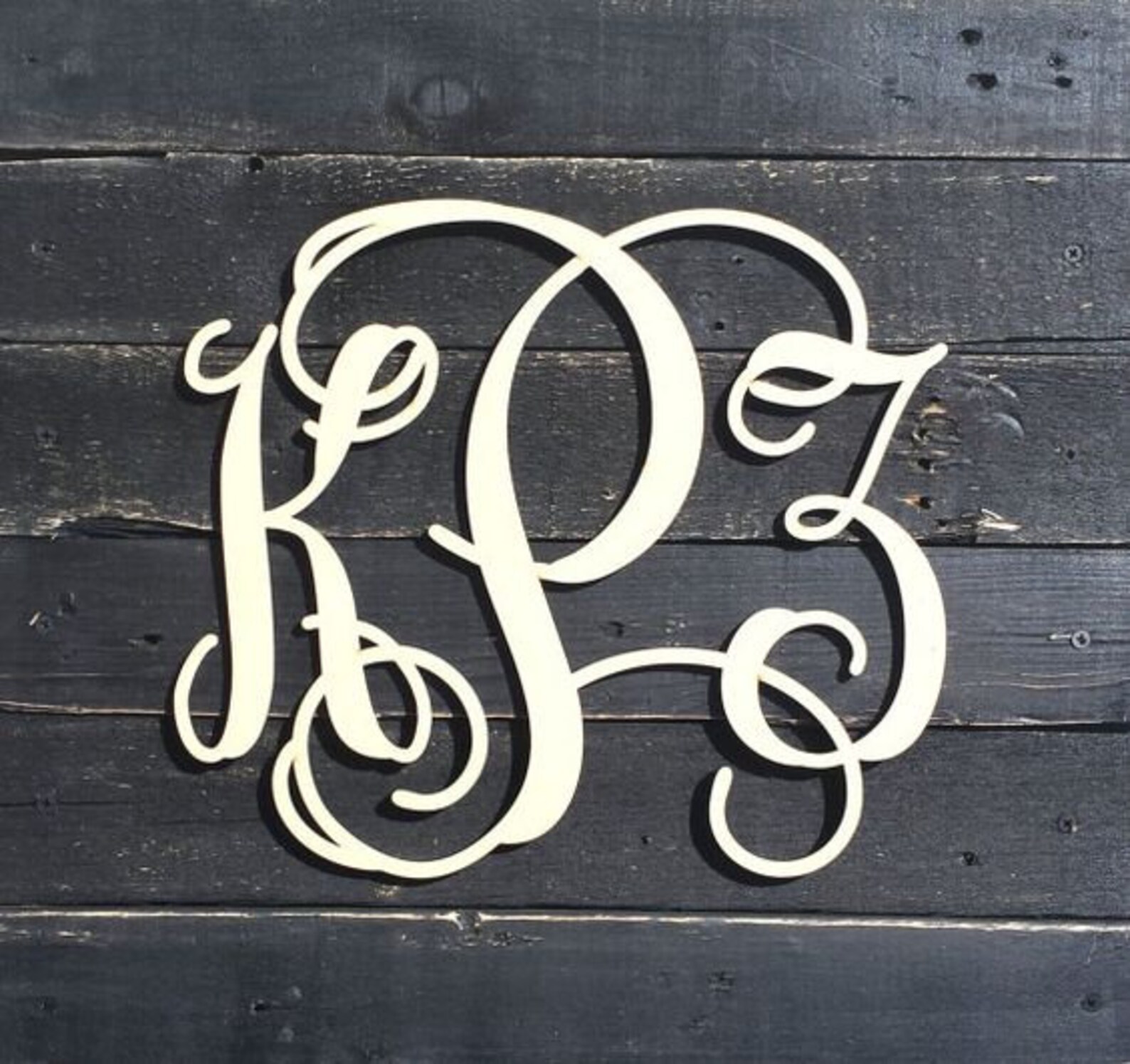 24 Inch Wooden Monogram Wall Hanging Monogram Wall Decor Etsy