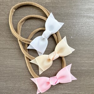 2 inch Baby Headband, Baby girl Nylon Headband, Newborn Headband,Baby Girl Gift, Custom Baby Headband, Little Girl Nylon Headband.