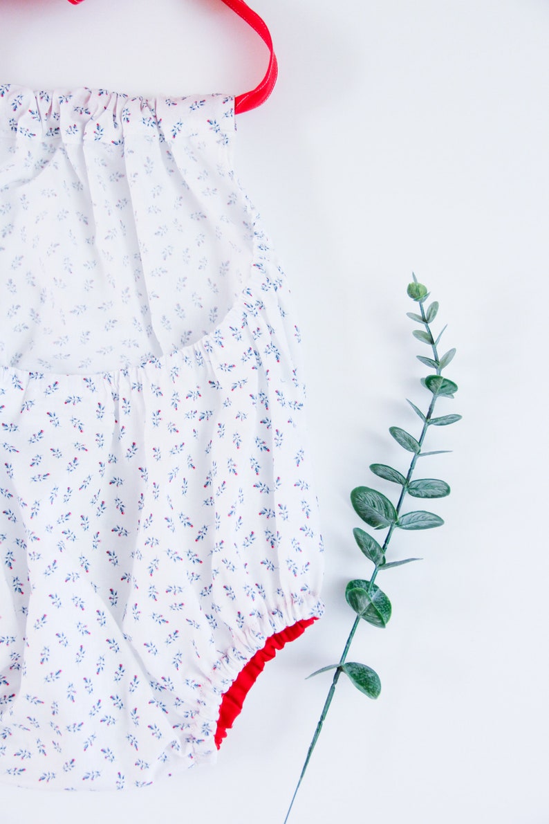 Handmade in USA The Rissa Romper Serenity Size 18|24M Ashley Jade Creations Toddler /& Girls Outfit