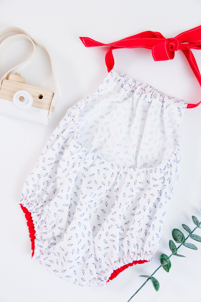 Handmade in USA The Rissa Romper Serenity Size 18|24M Ashley Jade Creations Toddler /& Girls Outfit