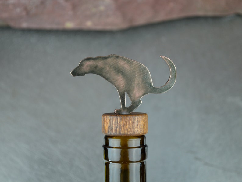 Blue Moose Metals Pooping Dog Bottle Stopper - Thumbnail 2