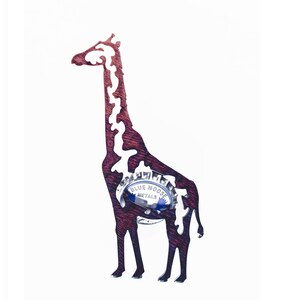 Giraffe Magnetic Bottle Opener - Handcrafted in the USA / 100% Steel / Beer Bottle Opener Father&#39;s Day
