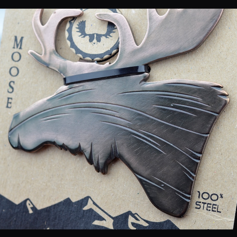BlueMooseMetals Moose Bottle Opener - Thumbnail 4