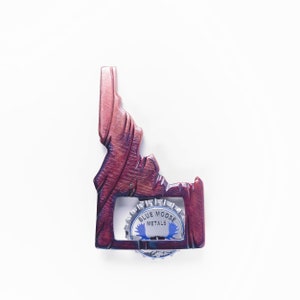 Idaho State Magnetic Bottle Opener - Handcrafted in the USA / 100% Steel / Beer Bottle Opener Father&#39;s Day