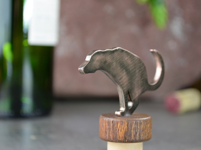 Blue Moose Metals Pooping Dog Bottle Stopper - Thumbnail 5