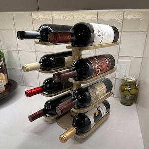 IN STOCK - Wine Display - Countertop Series / 8 Bottle Countertop Pillar