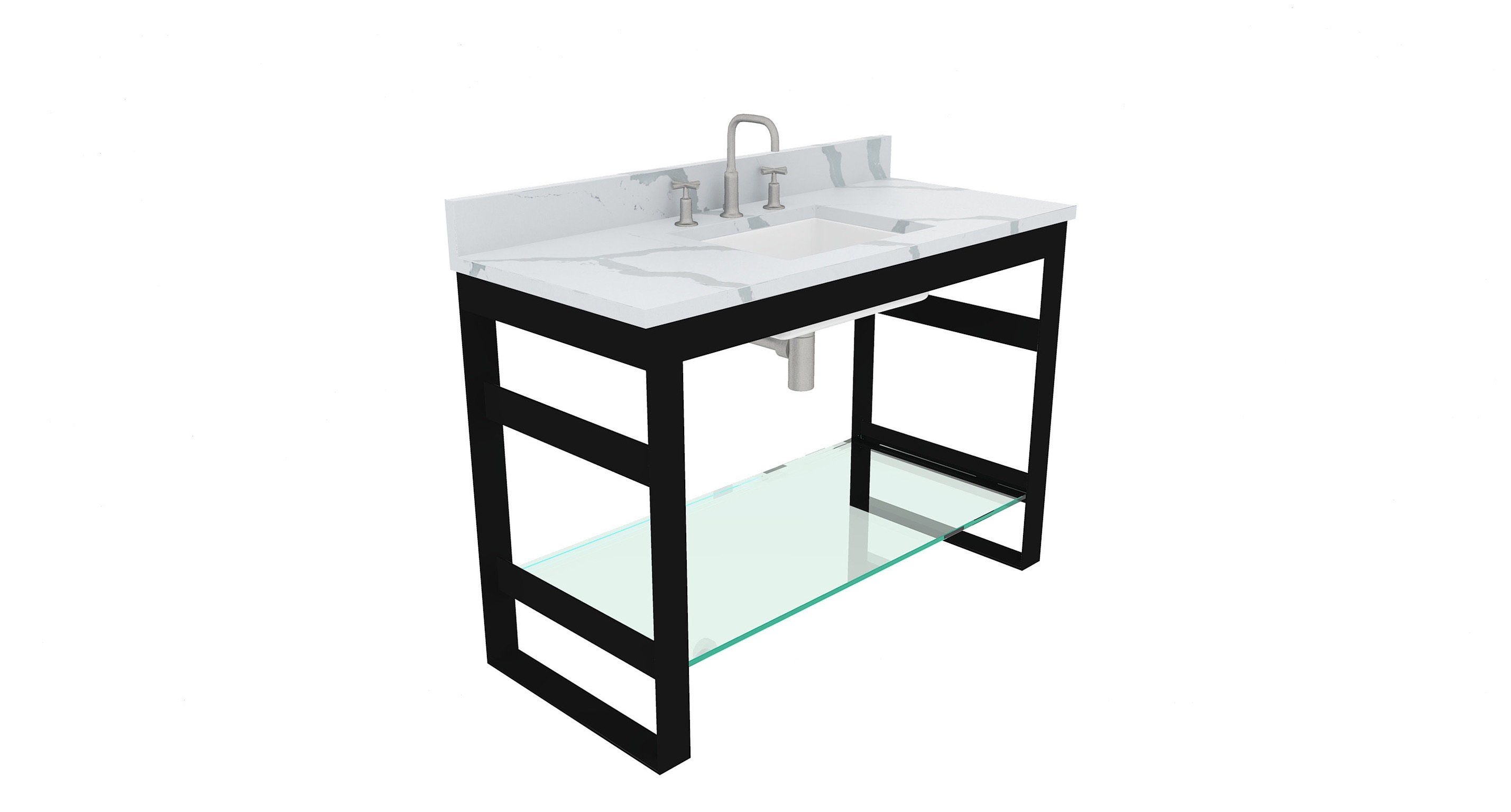 Metal vanity base deals