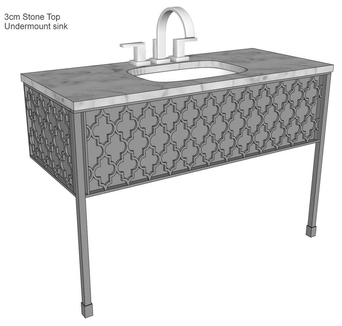 Metal Bathroom Vanity victoria Etsy