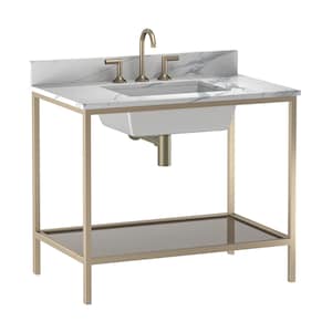 Metal Bathroom Vanity Base (Emory)